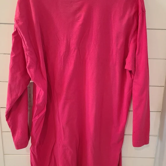 Victoria's Secret Fuchsia Nightshirt with Gold Logo - Picture 5 of 6